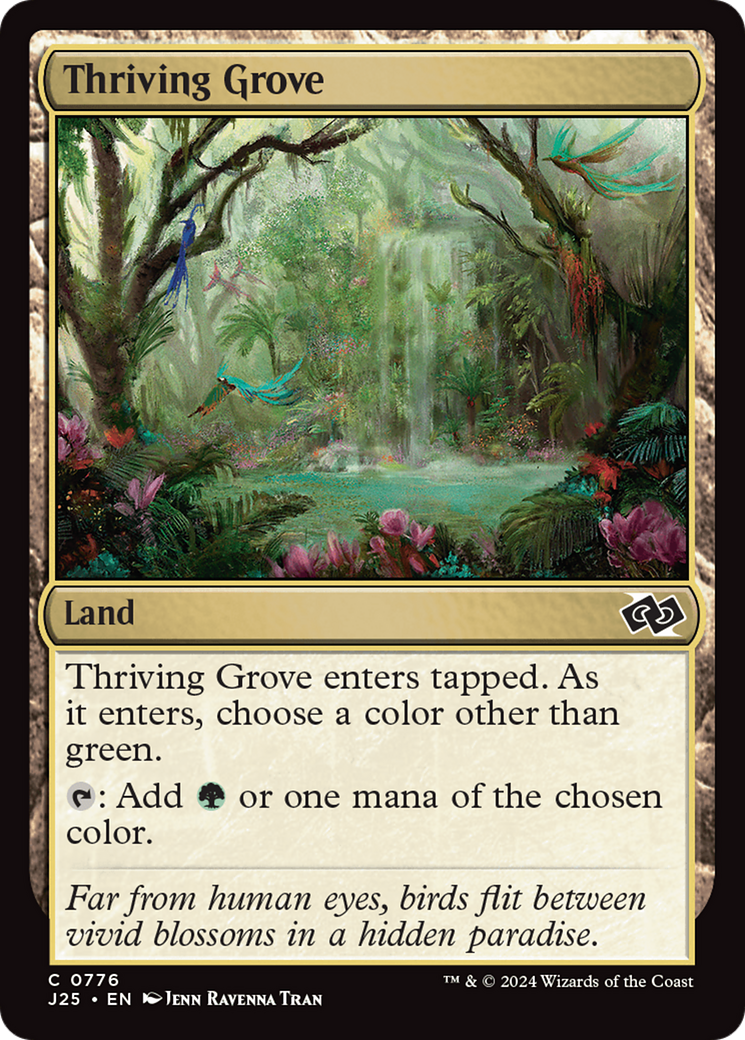 Thriving Grove [Foundations Jumpstart] - Magic: The Gathering - Card Brawlers | Quebec | Canada |