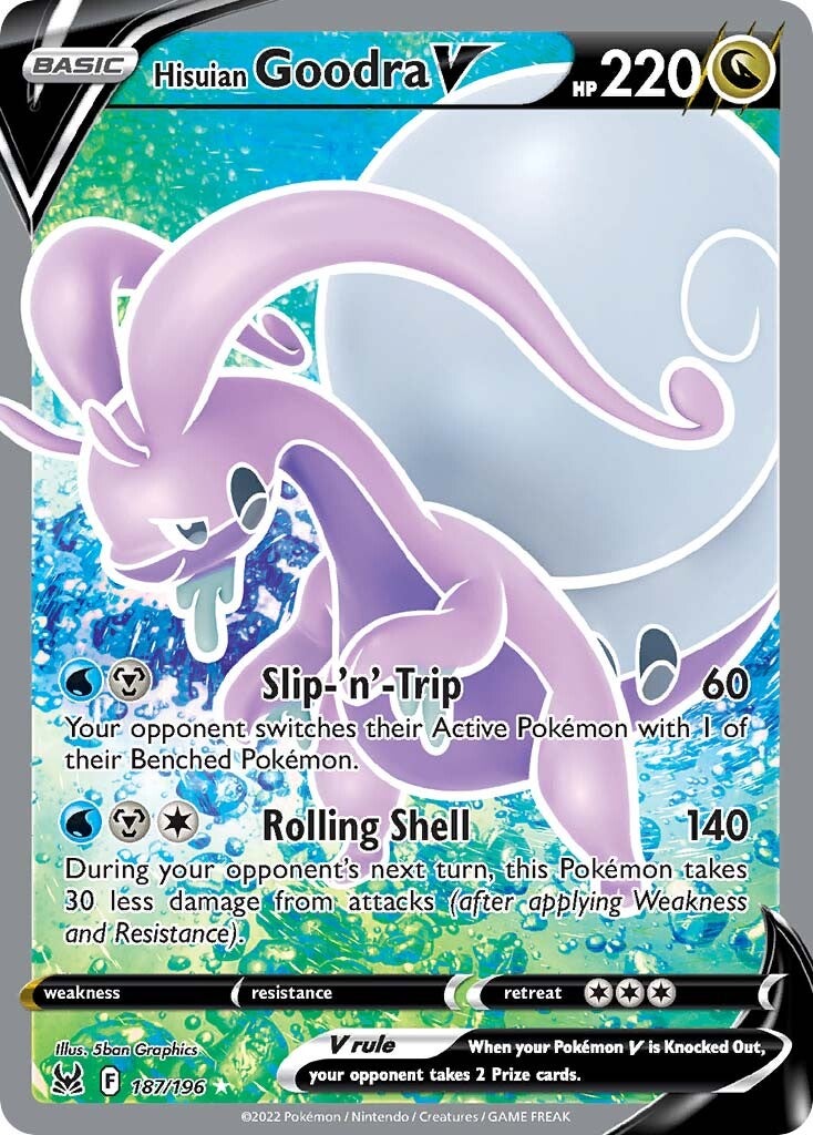 Hisuian Goodra V (187/196) [Sword & Shield: Lost Origin] - Pokémon - Card Brawlers | Quebec | Canada |