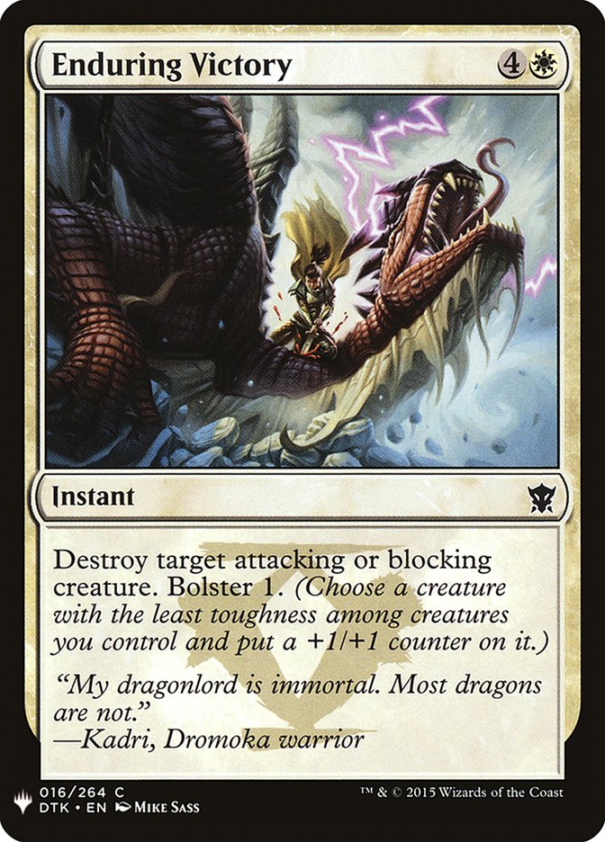 Enduring Victory [Mystery Booster] - Magic: The Gathering - Card Brawlers | Quebec | Canada |