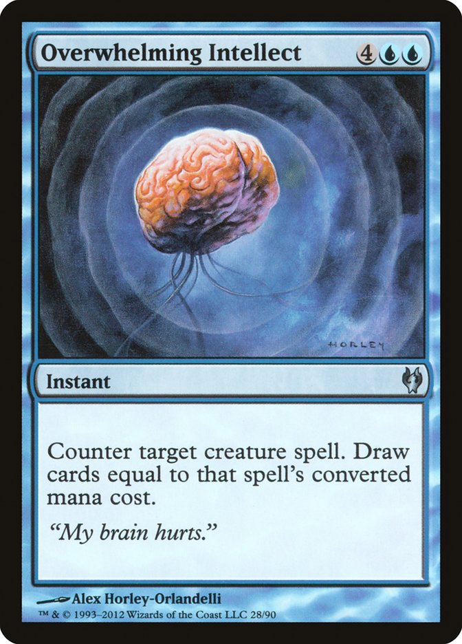Overwhelming Intellect [Duel Decks: Izzet vs. Golgari] - Magic: The Gathering - Card Brawlers | Quebec | Canada |