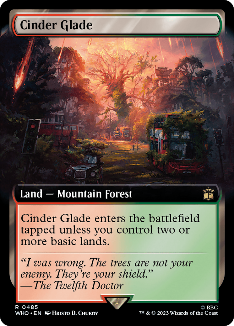 Cinder Glade (Extended Art) [Doctor Who] - Magic: The Gathering - Card Brawlers | Quebec | Canada |