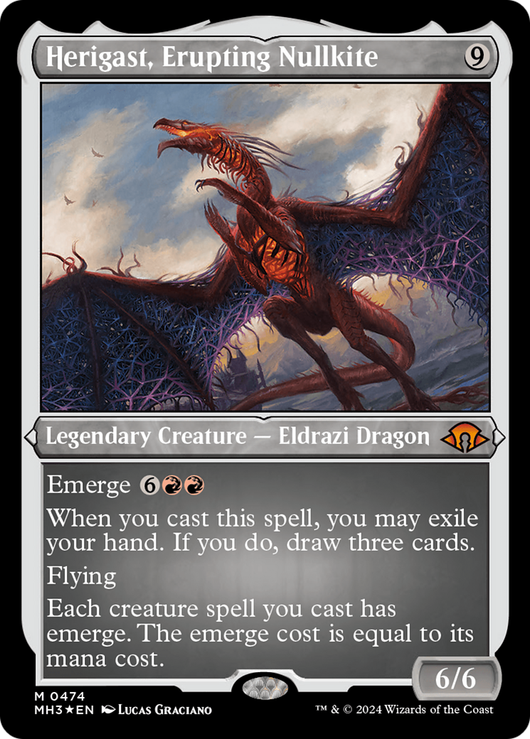 Herigast, Erupting Nullkite (Foil Etched) [Modern Horizons 3] - Magic: The Gathering - Card Brawlers | Quebec | Canada |