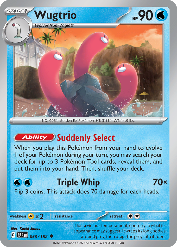 Wugtrio (053/182) [Scarlet & Violet: Paradox Rift] - Pokémon - Card Brawlers | Quebec | Canada |