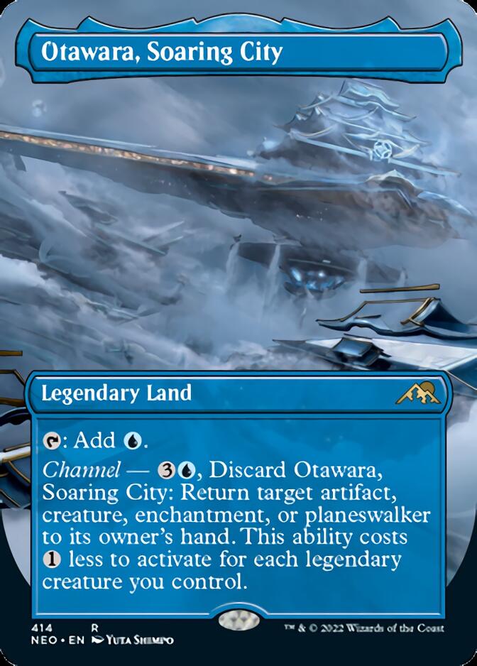 Otawara, Soaring City (Borderless Alternate Art) [Kamigawa: Neon Dynasty] - Magic: The Gathering - Card Brawlers | Quebec | Canada |