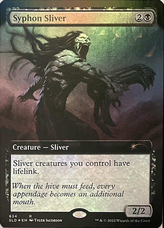 Syphon Sliver (Extended Art) [Secret Lair Drop Promos] - Magic: The Gathering - Card Brawlers | Quebec | Canada |