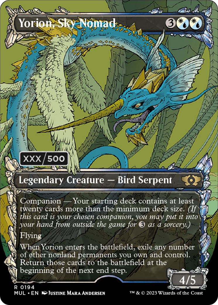 Yorion, Sky Nomad (Serialized) [Multiverse Legends] - Magic: The Gathering - Card Brawlers | Quebec | Canada |