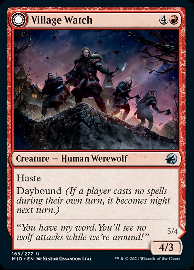 Village Watch // Village Reavers [Innistrad: Midnight Hunt] - Magic: The Gathering - Card Brawlers | Quebec | Canada |