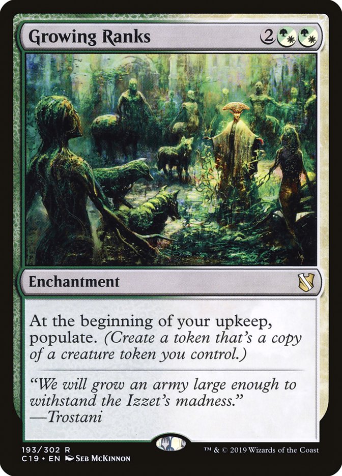 Growing Ranks [Commander 2019] - Magic: The Gathering - Card Brawlers | Quebec | Canada |
