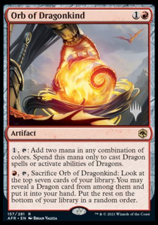 Orb of Dragonkind (Promo Pack) [Dungeons & Dragons: Adventures in the Forgotten Realms Promos] - Magic: The Gathering - Card Brawlers | Quebec | Canada |
