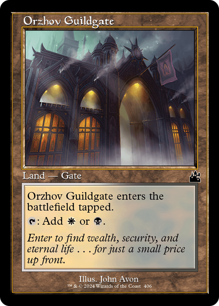 Orzhov Guildgate (Retro Frame) [Ravnica Remastered] - Magic: The Gathering - Card Brawlers | Quebec | Canada |
