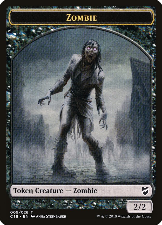 Zombie Token [Commander 2018 Tokens] - Magic: The Gathering - Card Brawlers | Quebec | Canada |