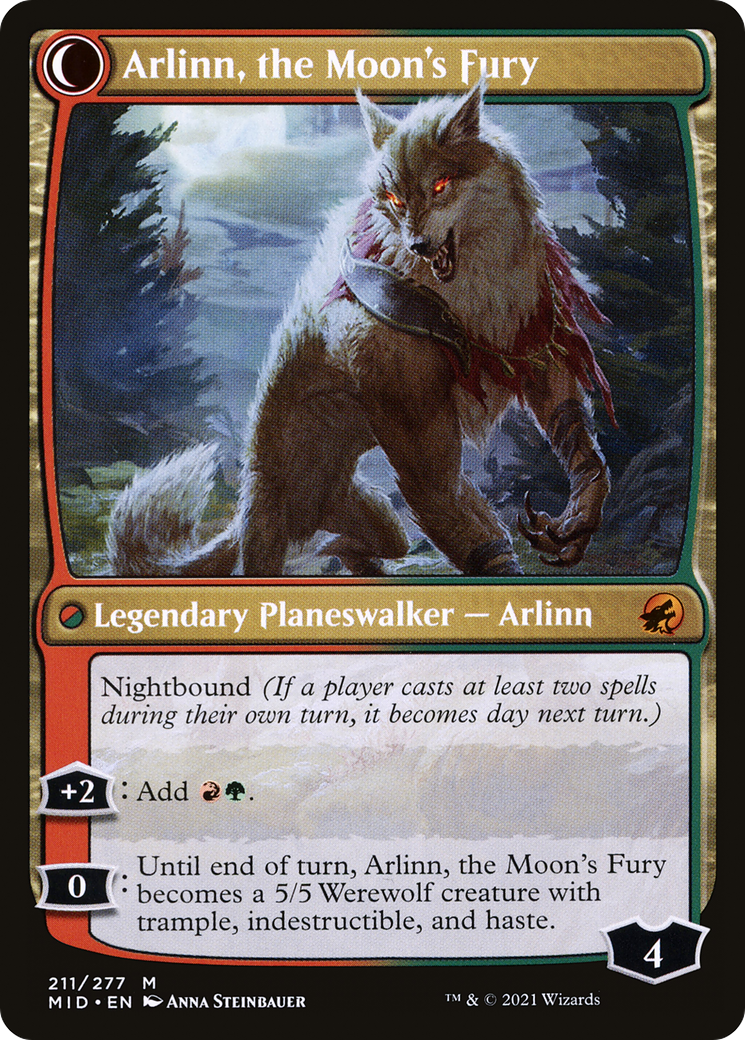 Arlinn, the Pack's Hope // Arlinn, the Moon's Fury [Secret Lair: From Cute to Brute] - Magic: The Gathering - Card Brawlers | Quebec | Canada |