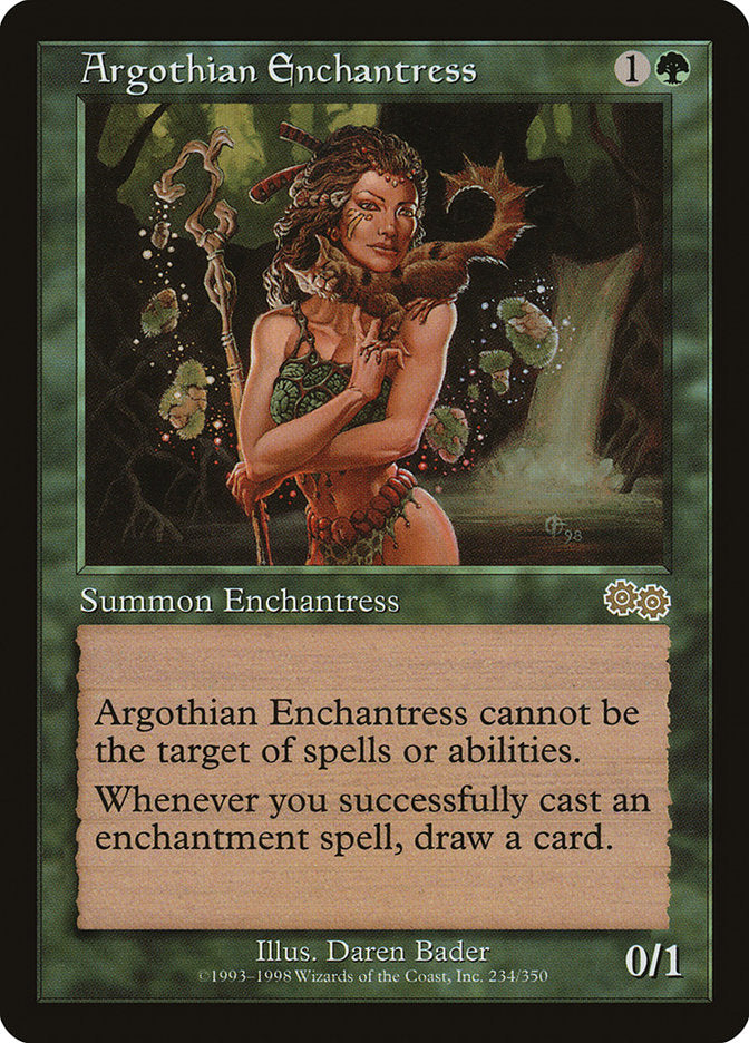 Argothian Enchantress [Urza's Saga] - Magic: The Gathering - Card Brawlers | Quebec | Canada |