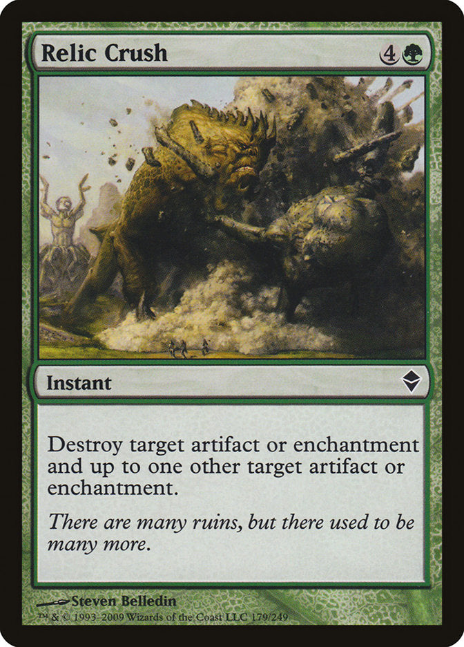 Relic Crush [Zendikar] - Magic: The Gathering - Card Brawlers | Quebec | Canada |