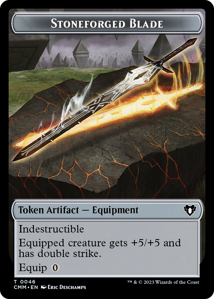 Stoneforged Blade Token [Commander Masters Tokens] - Magic: The Gathering - Card Brawlers | Quebec | Canada |