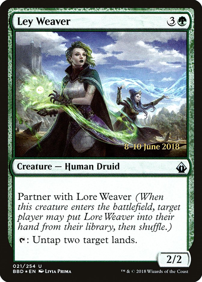 Ley Weaver [Battlebond Prerelease Promos] - Magic: The Gathering - Card Brawlers | Quebec | Canada |
