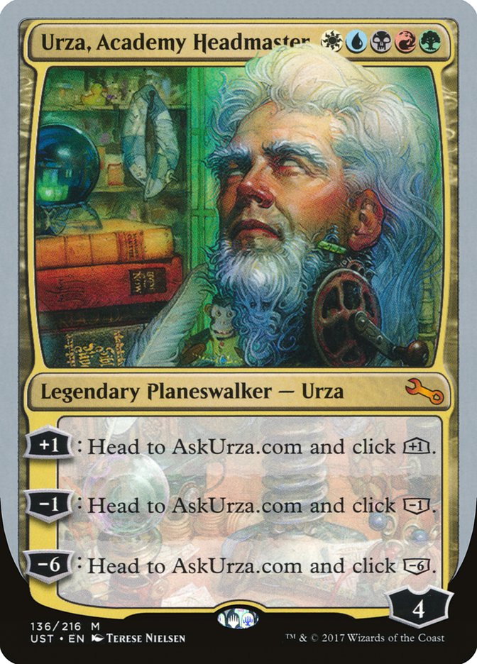 Urza, Academy Headmaster [Unstable] - Magic: The Gathering - Card Brawlers | Quebec | Canada |