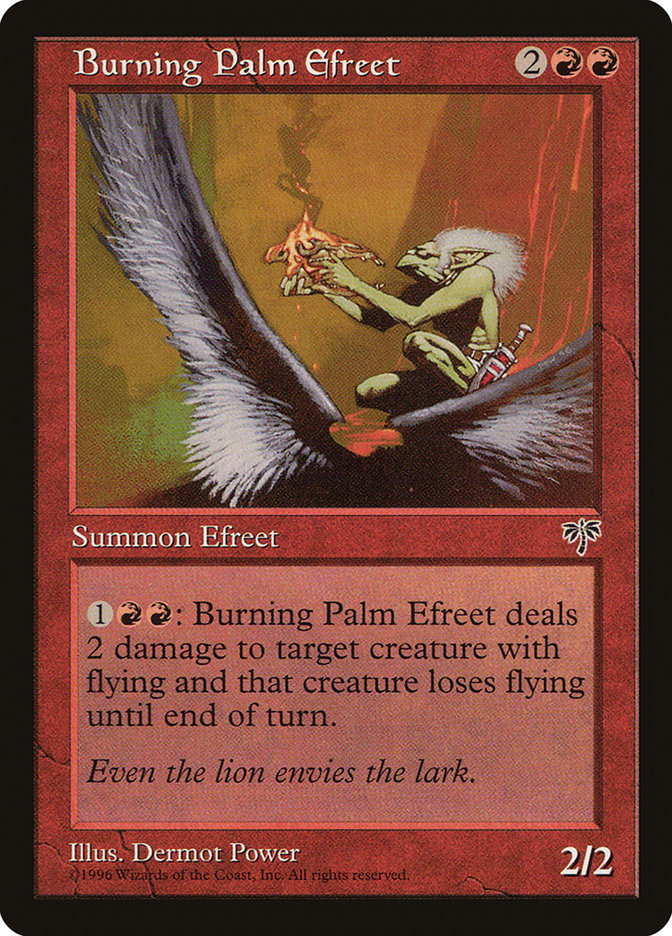 Burning Palm Efreet [Mirage] - Magic: The Gathering - Card Brawlers | Quebec | Canada |