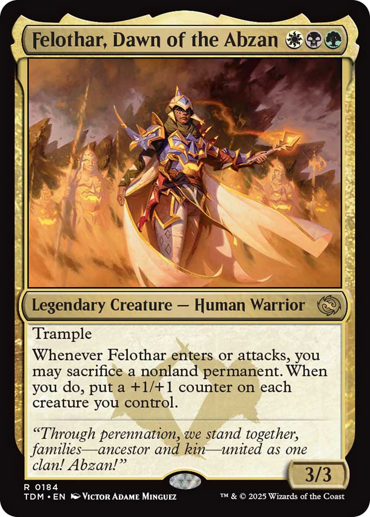 Felothar, Dawn of the Abzan [Tarkir: Dragonstorm] - Magic: The Gathering - Card Brawlers | Quebec | Canada |