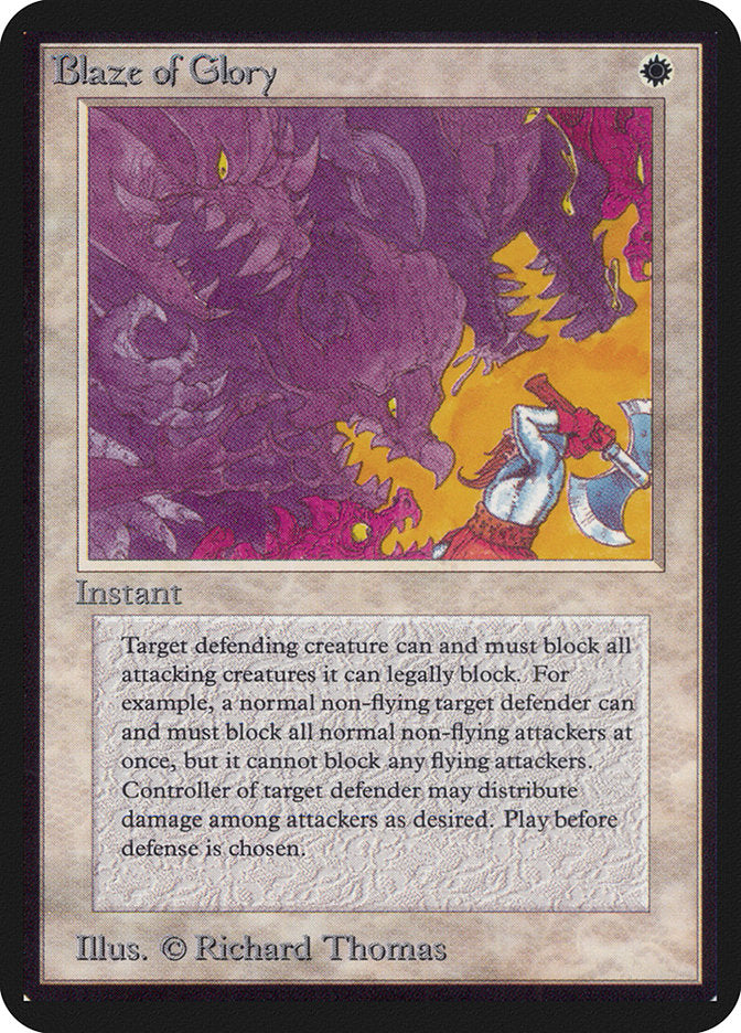 Blaze of Glory [Alpha Edition] - Magic: The Gathering - Card Brawlers | Quebec | Canada |