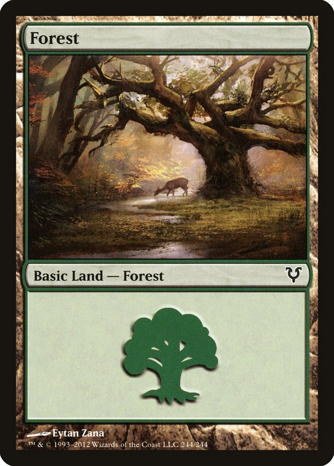 Forest (244) [Avacyn Restored] - Magic: The Gathering - Card Brawlers | Quebec | Canada |