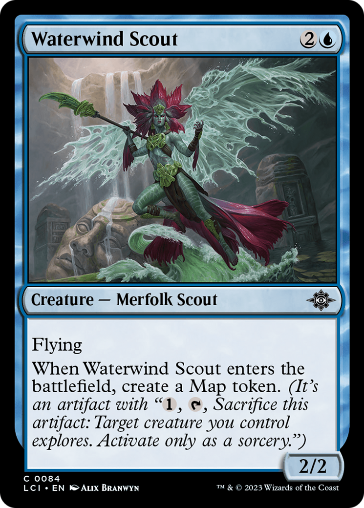 Waterwind Scout [The Lost Caverns of Ixalan] - Magic: The Gathering - Card Brawlers | Quebec | Canada |