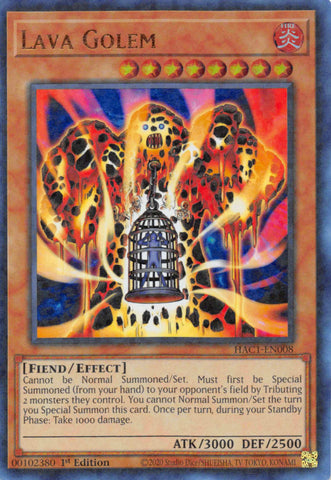 Lava Golem (Duel Terminal) [HAC1-EN008] Parallel Rare - Yu-Gi-Oh! - Card Brawlers | Quebec | Canada |