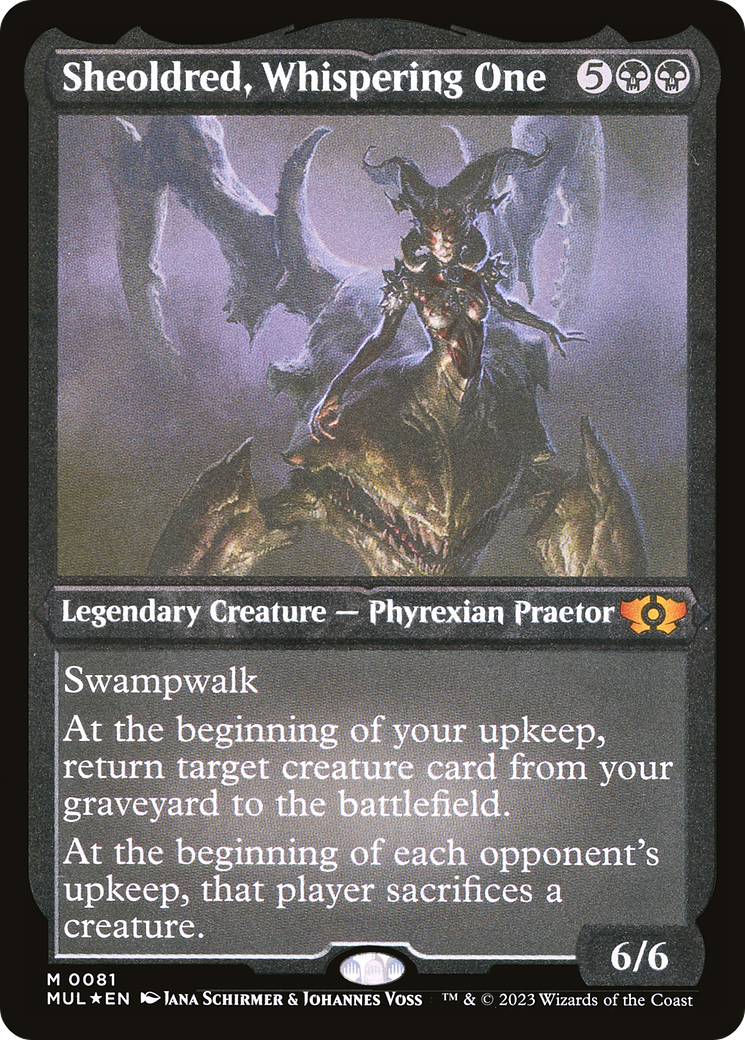Sheoldred, Whispering One (Foil Etched) [Multiverse Legends] - Magic: The Gathering - Card Brawlers | Quebec | Canada |