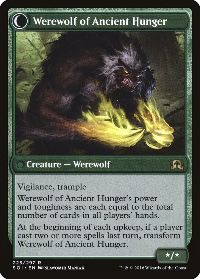 Sage of Ancient Lore // Werewolf of Ancient Hunger [Shadows over Innistrad] - Magic: The Gathering - Card Brawlers | Quebec | Canada |