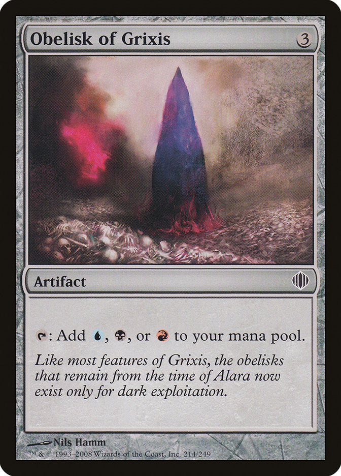 Obelisk of Grixis [Shards of Alara] - Magic: The Gathering - Card Brawlers | Quebec | Canada |