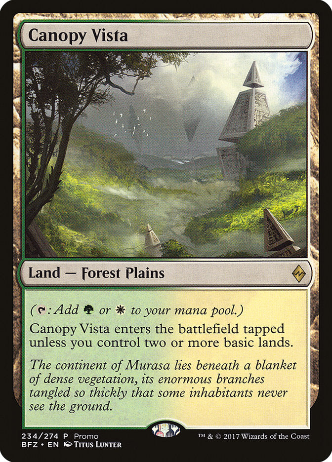 Canopy Vista (Promo) [Standard Showdown Promos] - Magic: The Gathering - Card Brawlers | Quebec | Canada |
