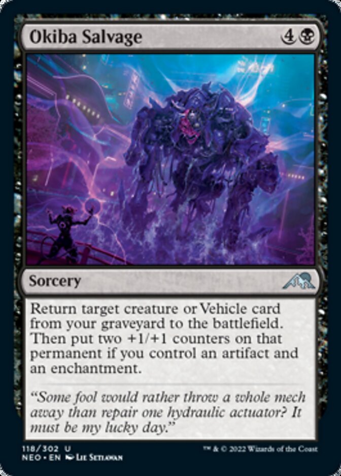 Okiba Salvage [Kamigawa: Neon Dynasty] - Magic: The Gathering - Card Brawlers | Quebec | Canada |