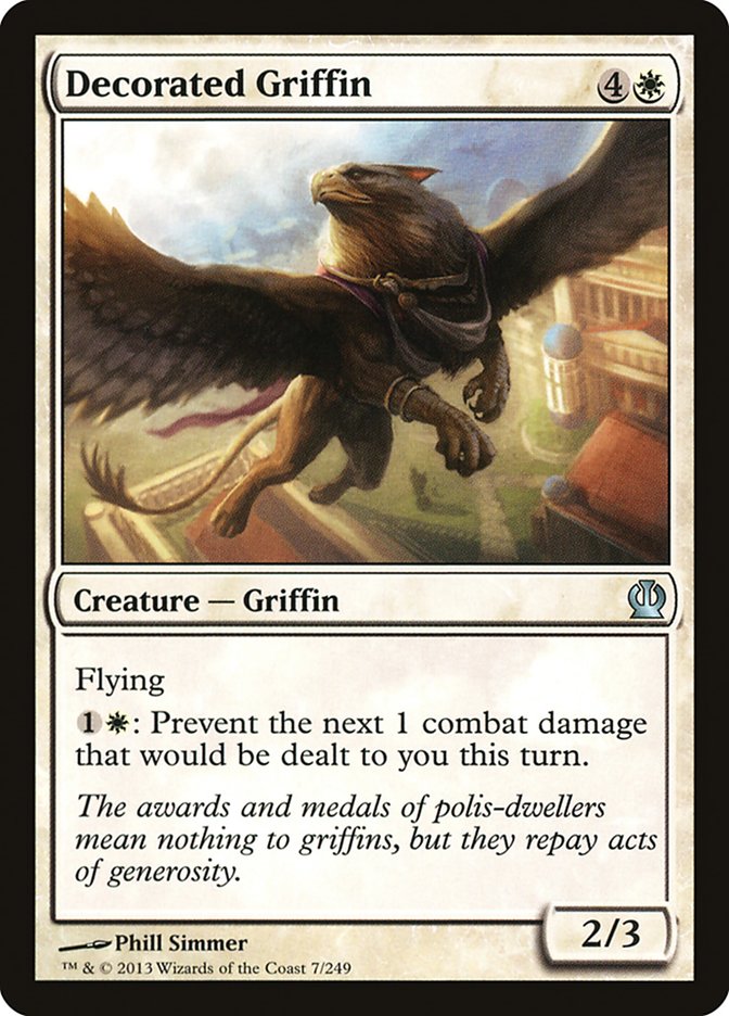 Decorated Griffin [Theros] - Magic: The Gathering - Card Brawlers | Quebec | Canada |