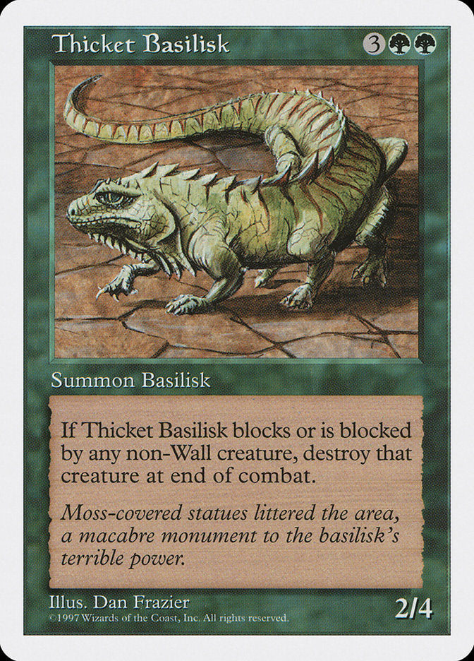 Thicket Basilisk [Fifth Edition] - Magic: The Gathering - Card Brawlers | Quebec | Canada |