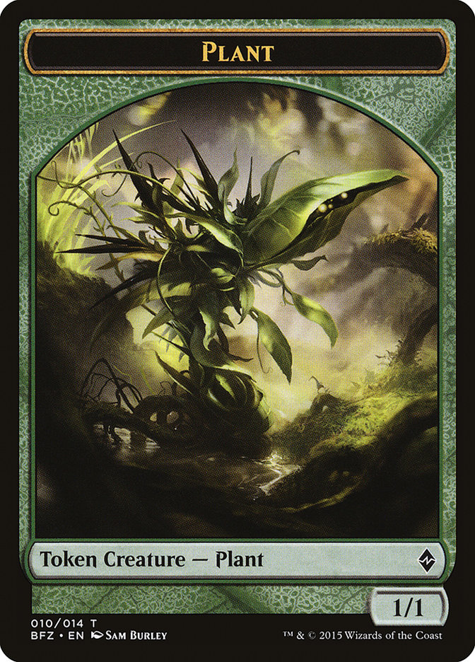 Plant Token [Battle for Zendikar Tokens] - Magic: The Gathering - Card Brawlers | Quebec | Canada |