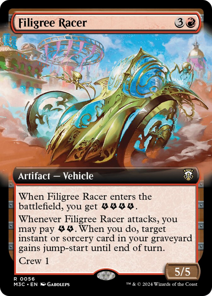 Filigree Racer (Extended Art) [Modern Horizons 3 Commander] - Magic: The Gathering - Card Brawlers | Quebec | Canada |