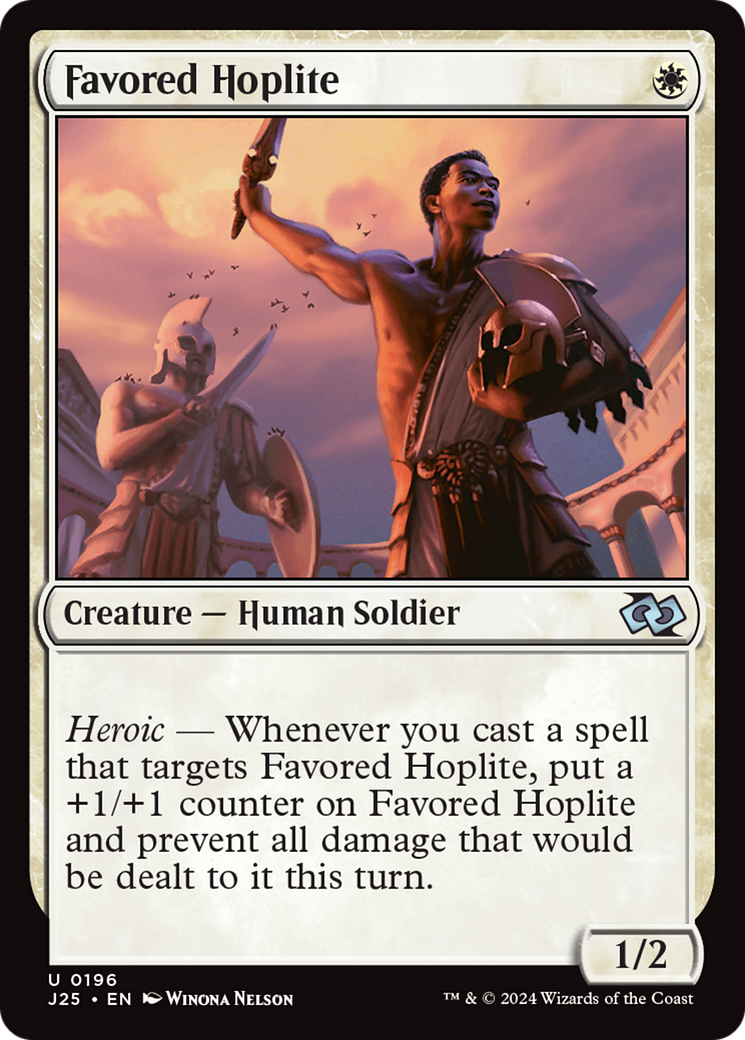 Favored Hoplite [Foundations Jumpstart] - Magic: The Gathering - Card Brawlers | Quebec | Canada |