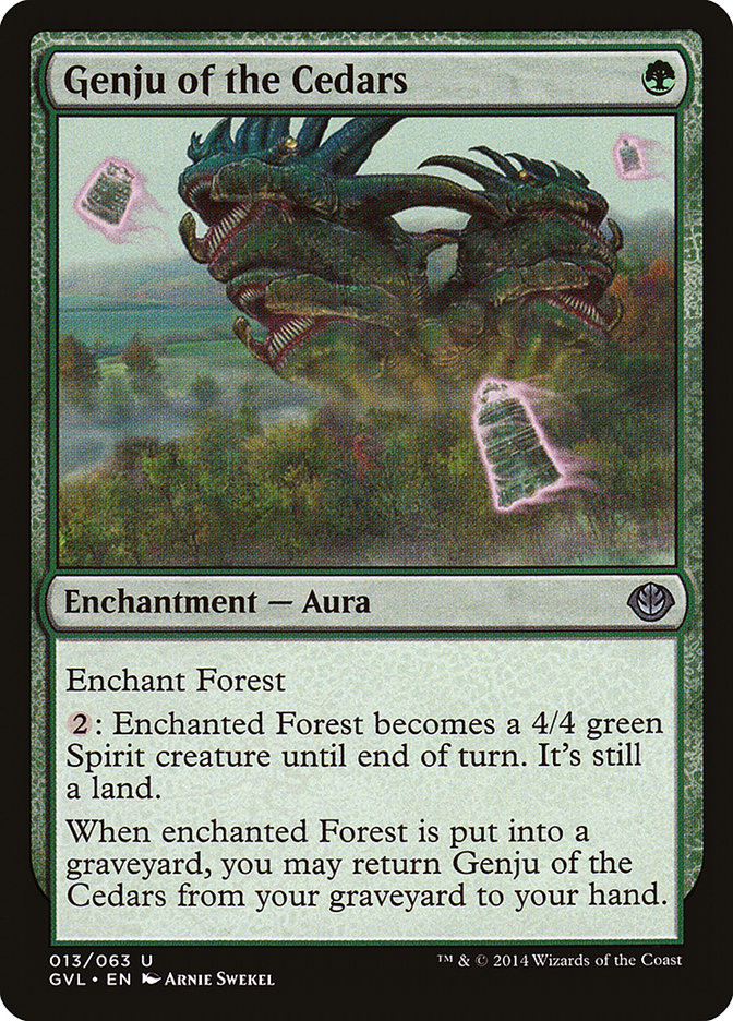 Genju of the Cedars (Garruk vs. Liliana) [Duel Decks Anthology] - Magic: The Gathering - Card Brawlers | Quebec | Canada |