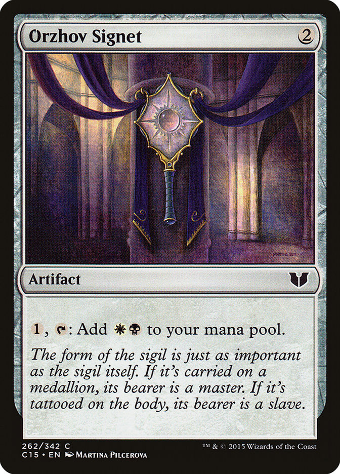 Orzhov Signet [Commander 2015] - Magic: The Gathering - Card Brawlers | Quebec | Canada |
