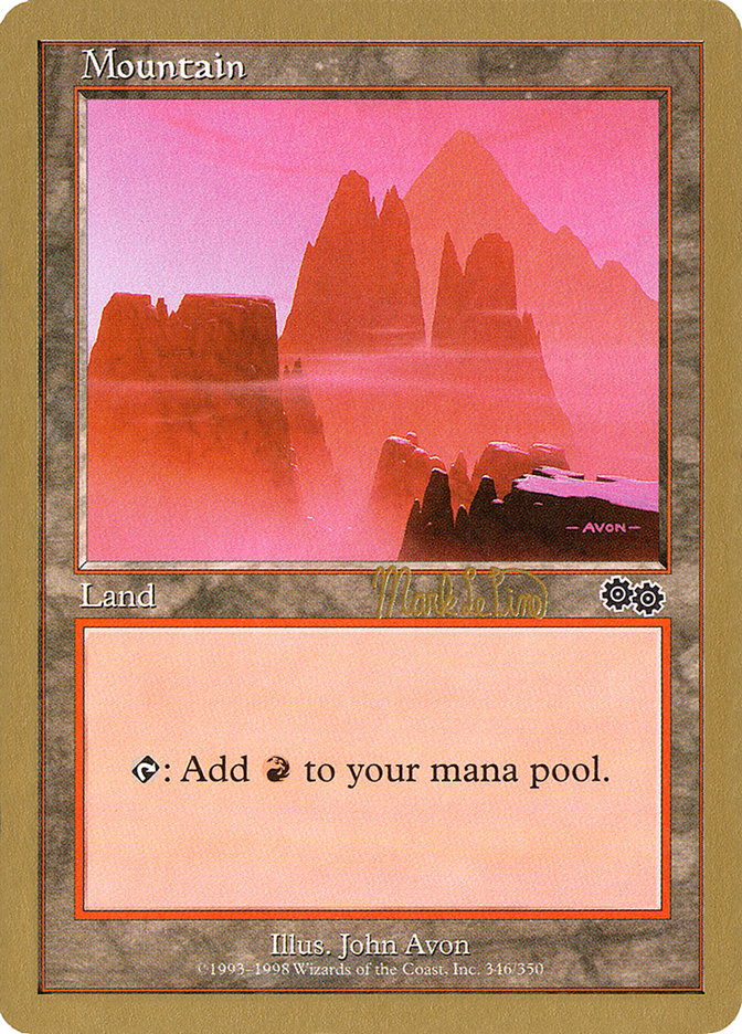 Mountain (mlp346b) (Mark Le Pine) [World Championship Decks 1999] - Magic: The Gathering - Card Brawlers | Quebec | Canada |