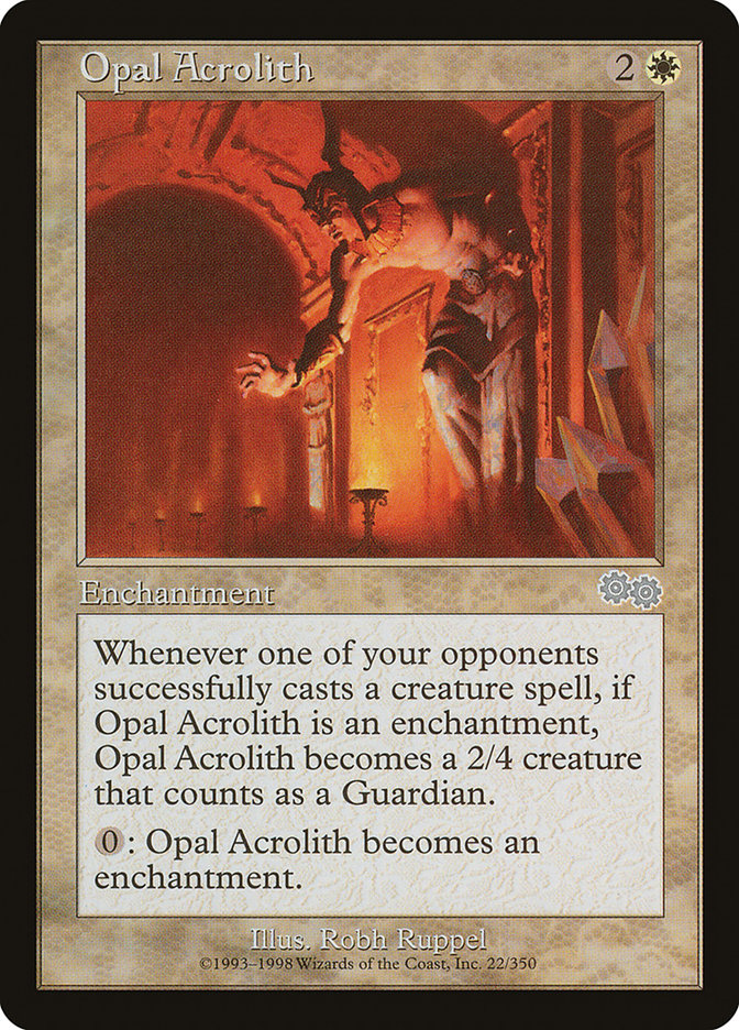 Opal Acrolith [Urza's Saga] - Magic: The Gathering - Card Brawlers | Quebec | Canada |