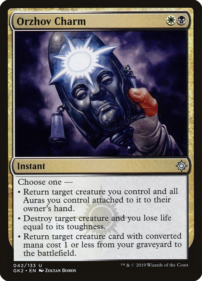 Orzhov Charm [Ravnica Allegiance Guild Kit] - Magic: The Gathering - Card Brawlers | Quebec | Canada |