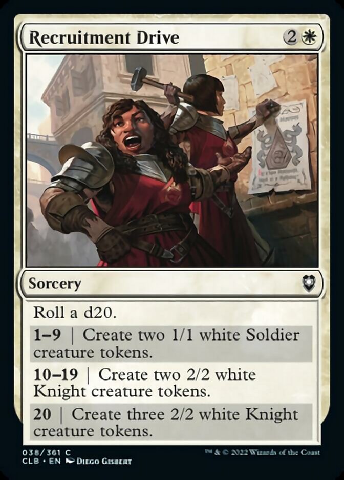 Recruitment Drive [Commander Legends: Battle for Baldur's Gate] - Magic: The Gathering - Card Brawlers | Quebec | Canada |
