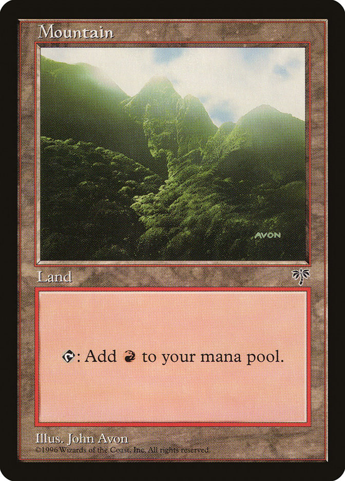 Mountain (Green Signature) [Mirage] - Magic: The Gathering - Card Brawlers | Quebec | Canada |