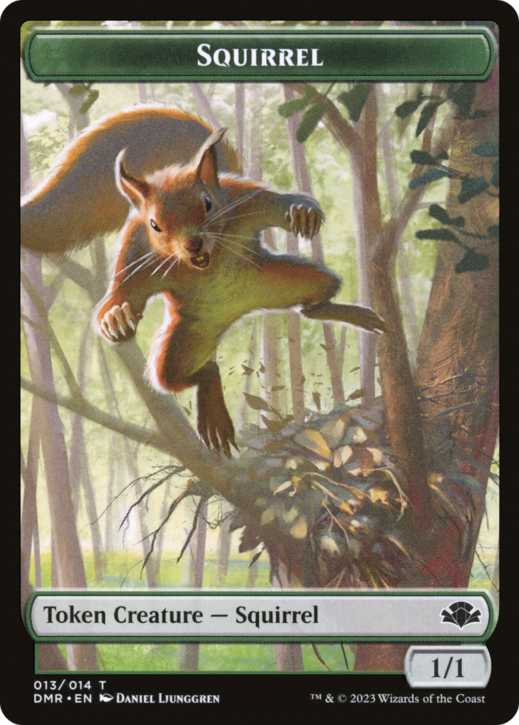 Squirrel Token [Dominaria Remastered Tokens] - Magic: The Gathering - Card Brawlers | Quebec | Canada |