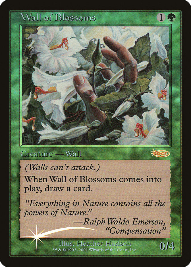 Wall of Blossoms [Friday Night Magic 2002] - Magic: The Gathering - Card Brawlers | Quebec | Canada |