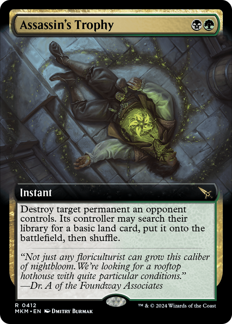Assassin's Trophy (Extended Art) [Murders at Karlov Manor] - Magic: The Gathering - Card Brawlers | Quebec | Canada |