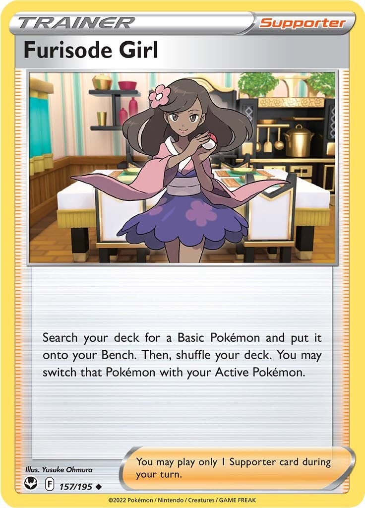 Furisode Girl (157/195) [Sword & Shield: Silver Tempest] - Pokémon - Card Brawlers | Quebec | Canada |
