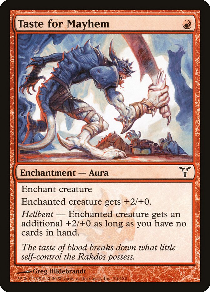 Taste for Mayhem [Dissension] - Magic: The Gathering - Card Brawlers | Quebec | Canada |