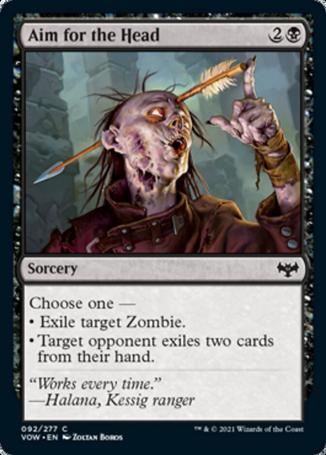Aim for the Head [Innistrad: Crimson Vow] - Magic: The Gathering - Card Brawlers | Quebec | Canada |